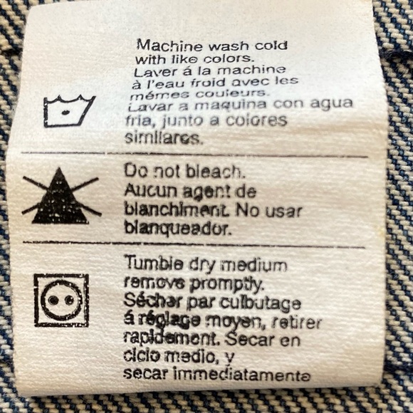 Carhartt Men’s Jacket Vintage Trucker J12 DST Cotton Denim Blue Size L - Picture 8 of 9